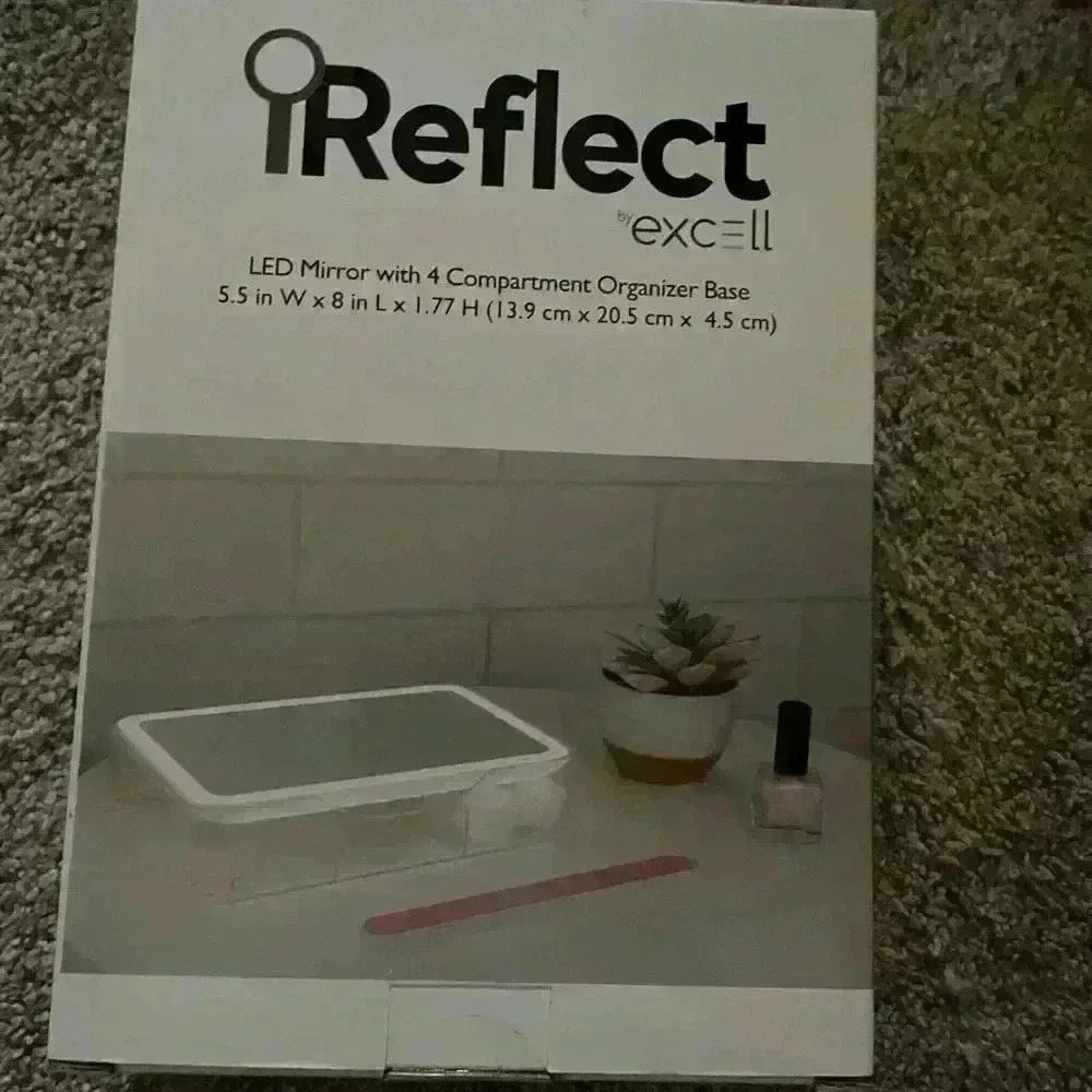 LED mirror with 4 compartments - Picture 2 of 2